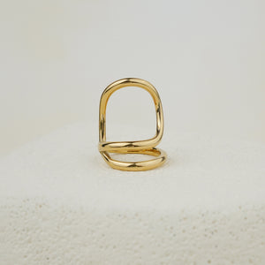 Arcane Curve Ring - Gold