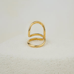 Arcane Curve Ring - Gold