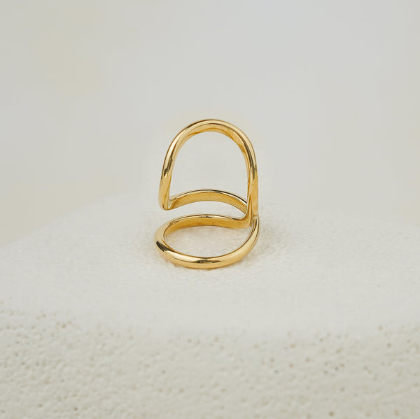 Arcane Curve Ring - Gold