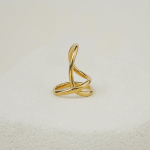 Arcane Curve Ring - Gold