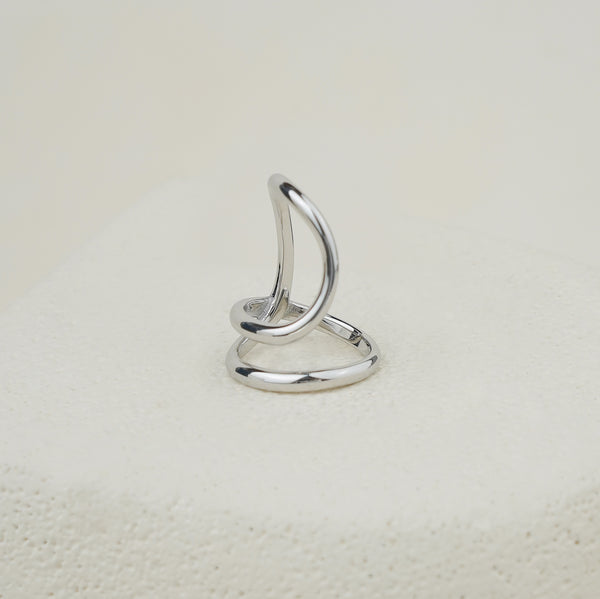 Arcane Curve Ring - Silver