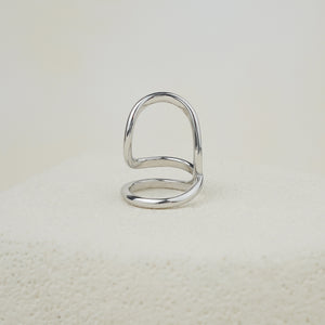 Arcane Curve Ring - Silver