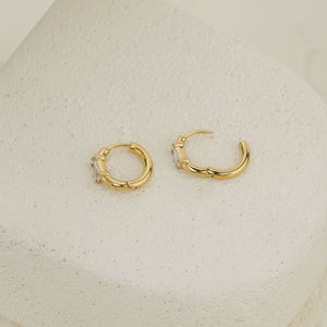 Liora Tiny Hoop Earring - Gold