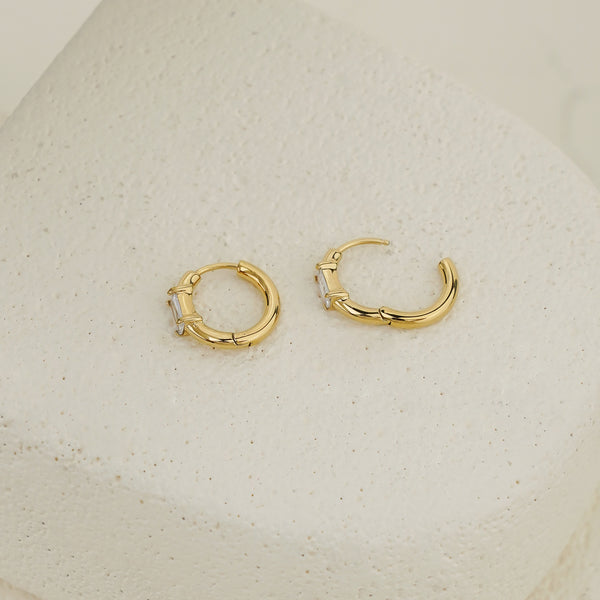 Liora Tiny Hoop Earring - Gold