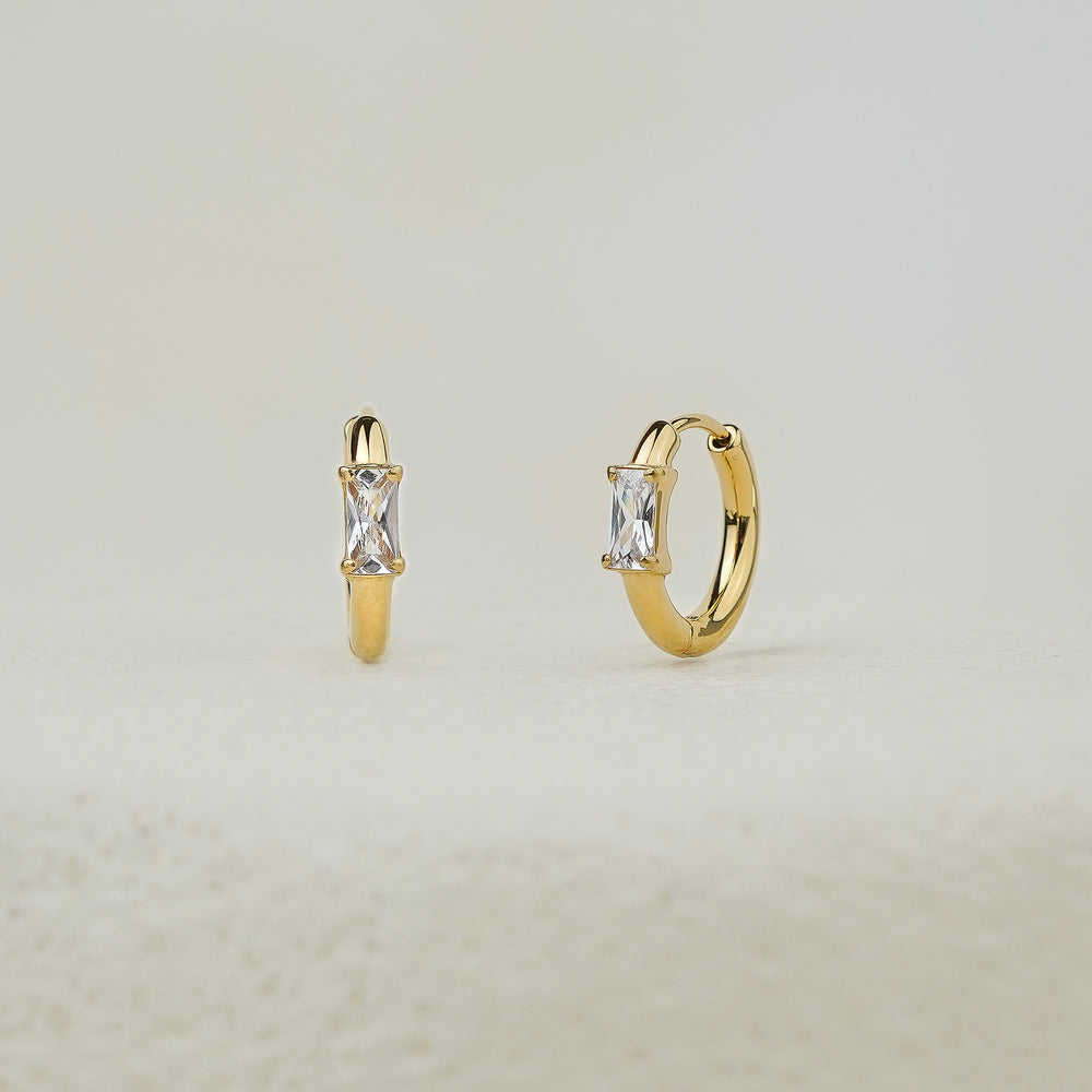 Liora Tiny Hoop Earring - Gold