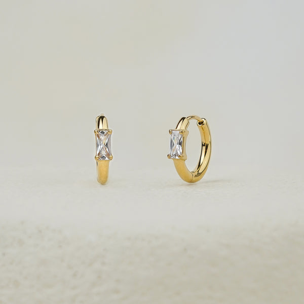 Liora Tiny Hoop Earring - Gold
