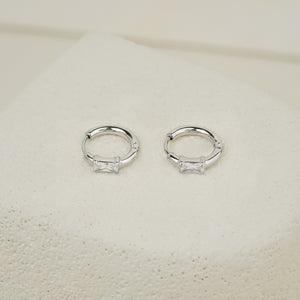 Liora Tiny Hoop Earring - Silver
