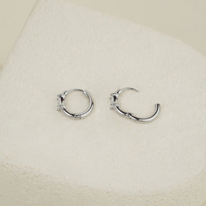 Liora Tiny Hoop Earring - Silver