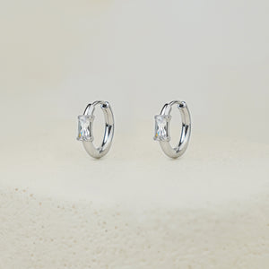Liora Tiny Hoop Earring - Silver