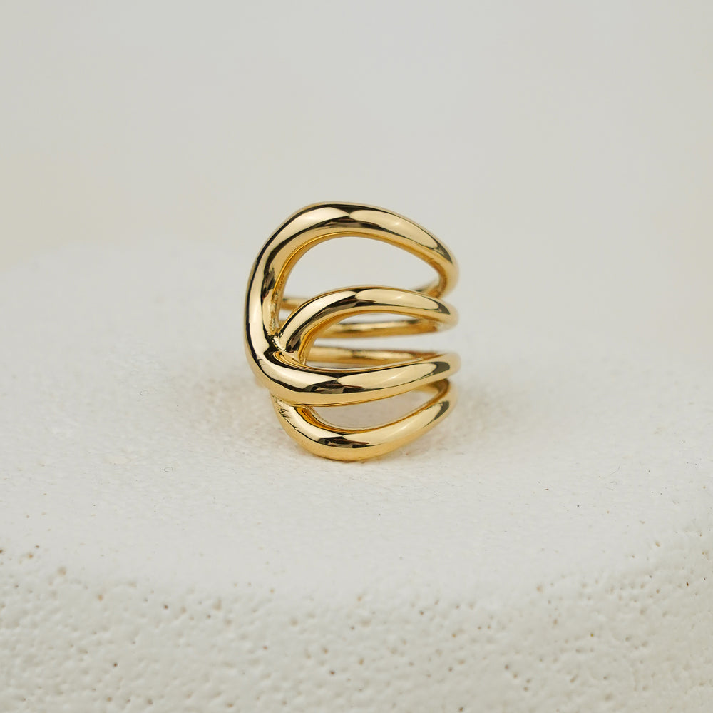 Nova Bold Ring - Gold