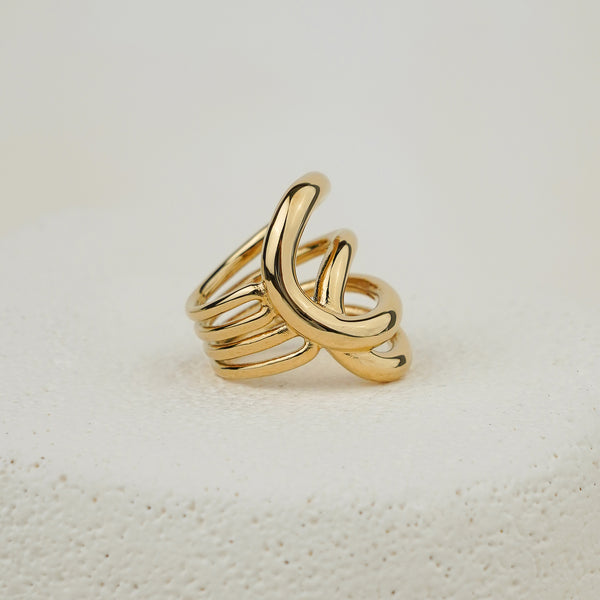 Nova Bold Ring - Gold