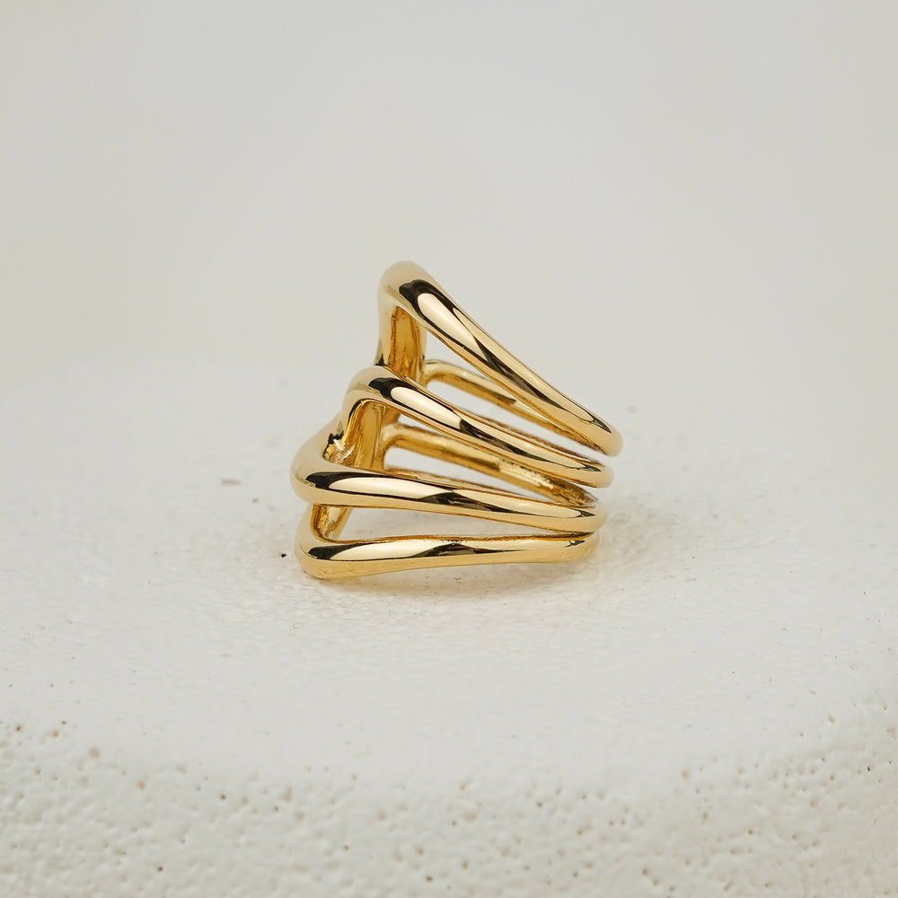Nova Bold Ring - Gold