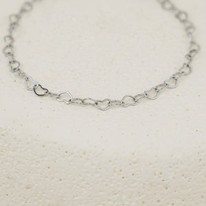 Soleil Heart Bracelet - Silver