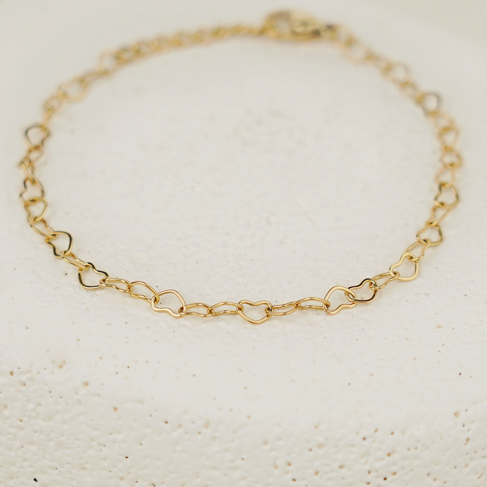 Soleil Heart Bracelet - Gold