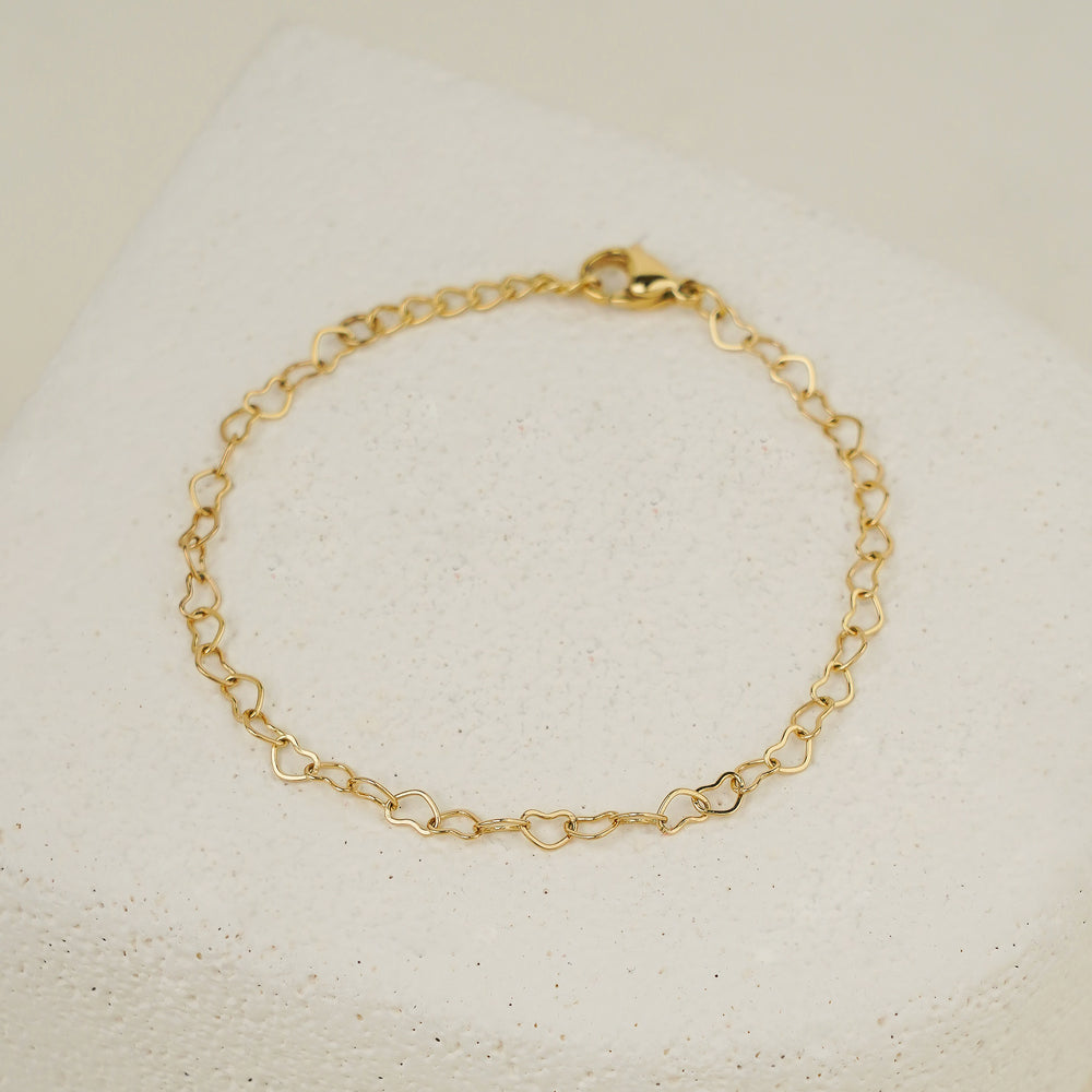 Soleil Heart Bracelet - Gold