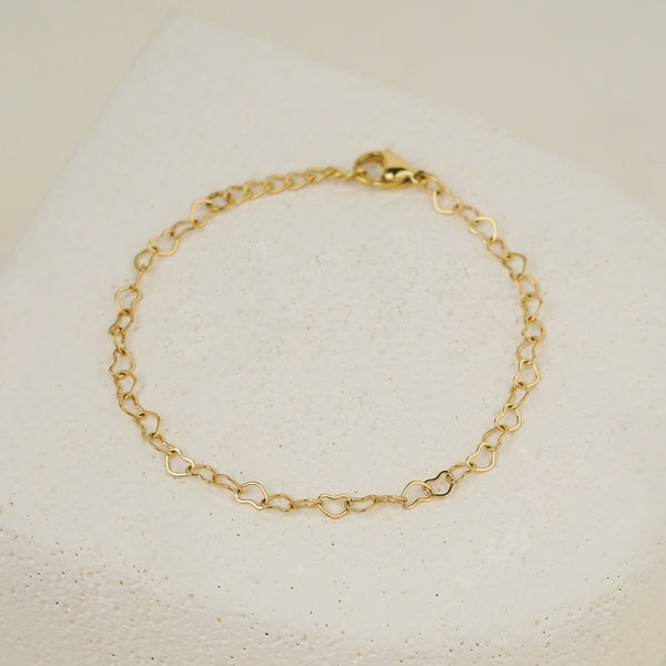 Soleil Heart Bracelet - Gold