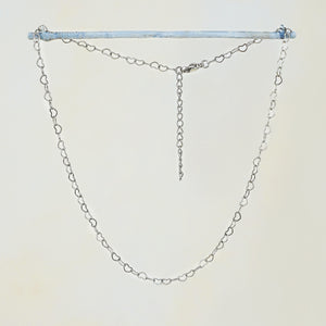 Soleil Heart Necklace - Silver