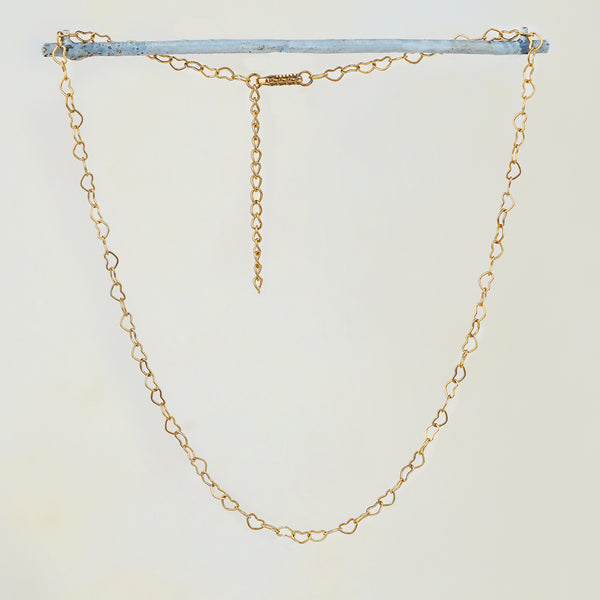 Soleil Heart Necklace - Gold
