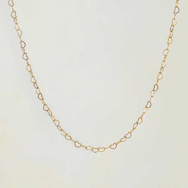 Soleil Heart Necklace - Gold