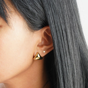 Triangle Bold Earring - Gold