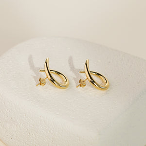 Sola Open Circle Earrings - Gold