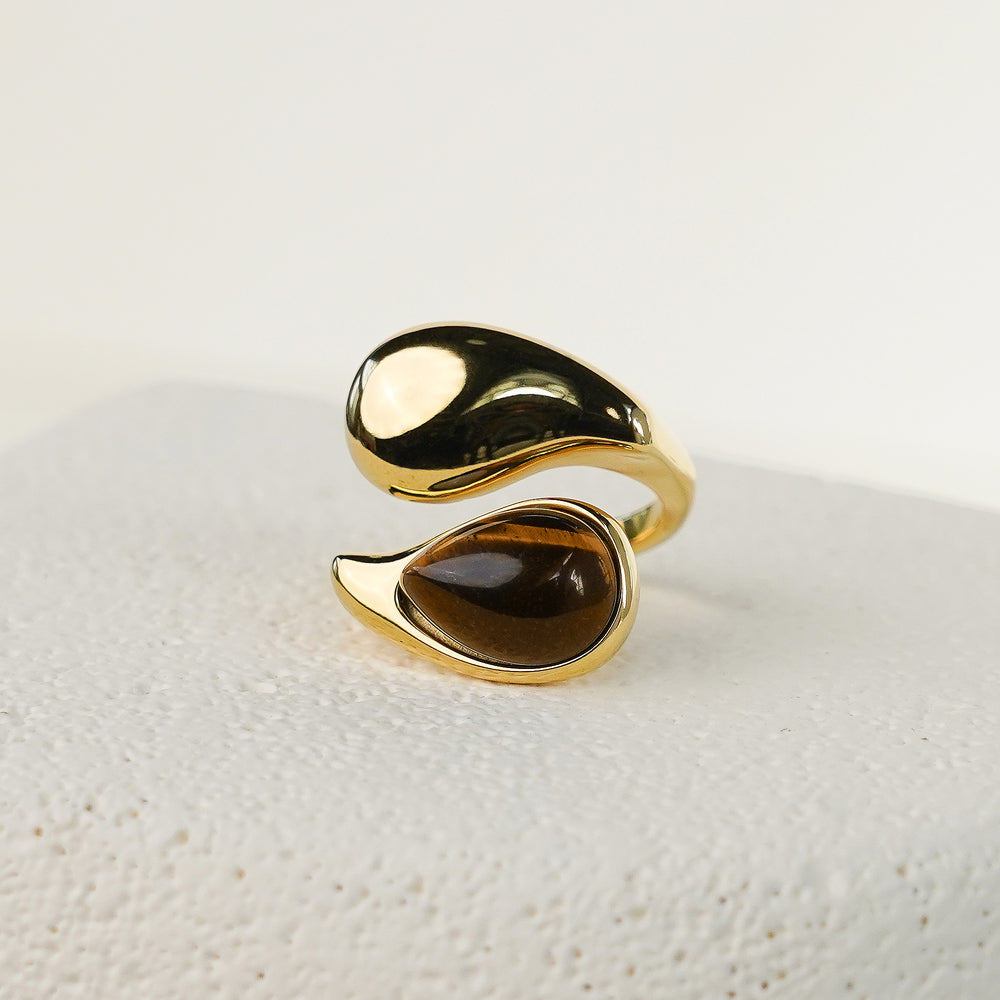 Solace Bold Malachite Ring