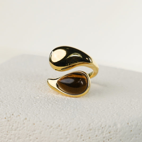 Solace Bold Malachite Ring
