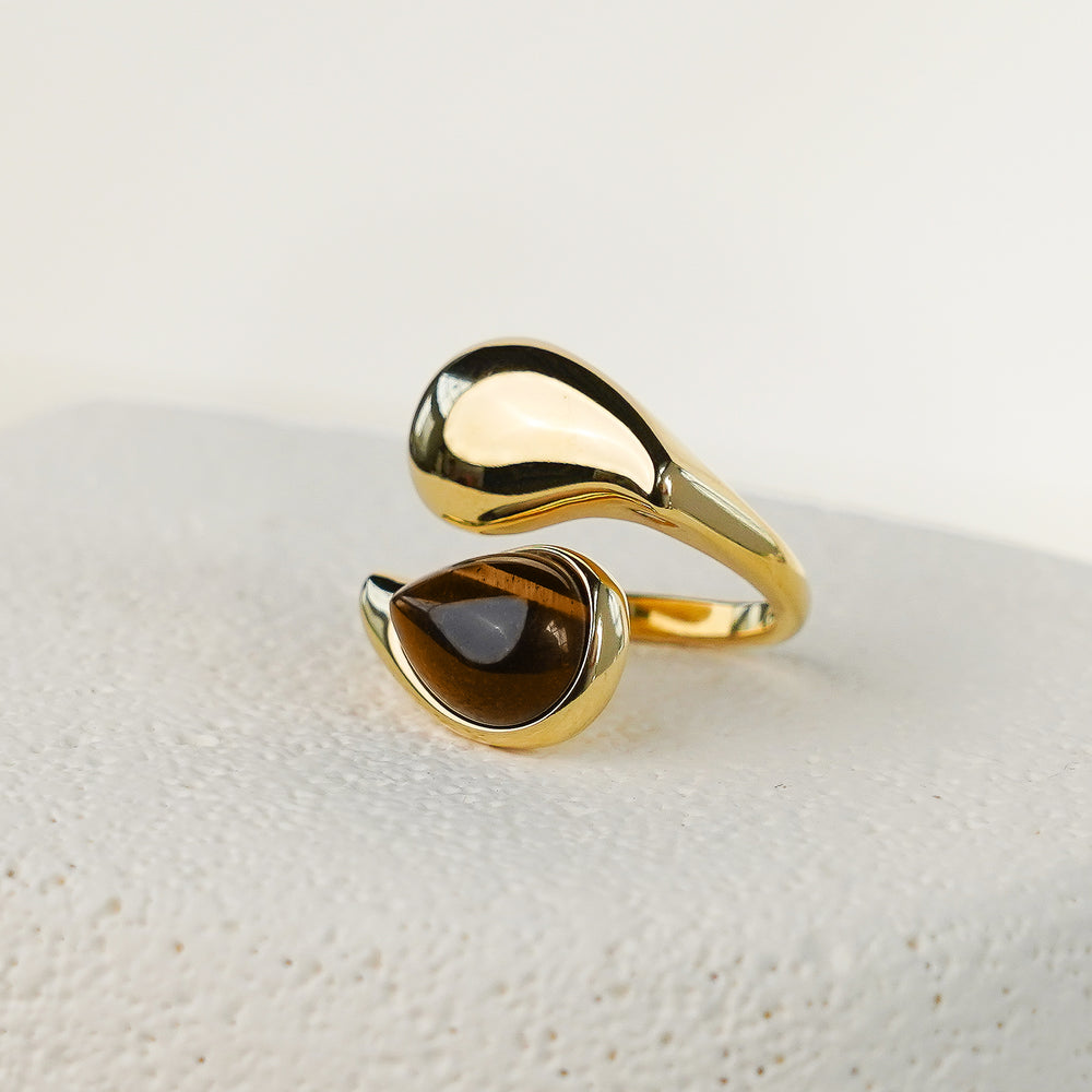 Solace Bold Malachite Ring