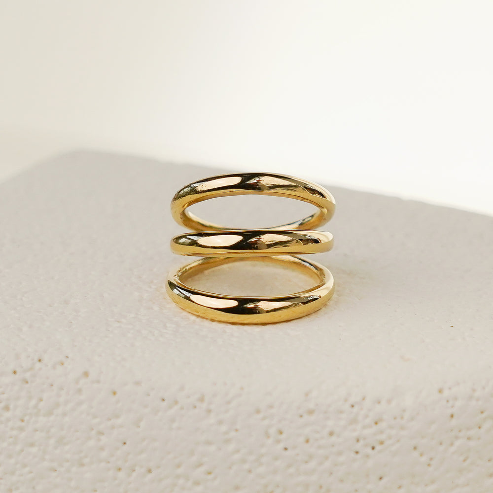 Thara Triple Ring - Gold