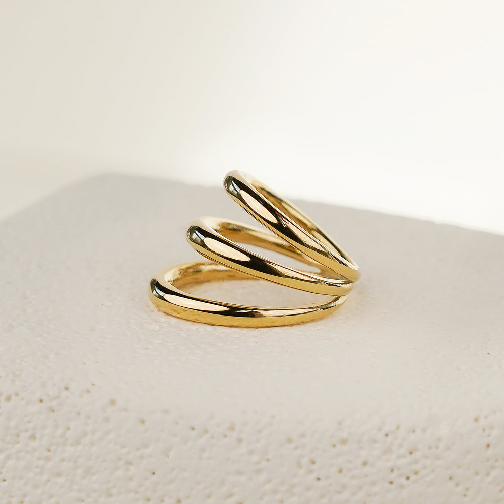 Thara Triple Ring - Gold