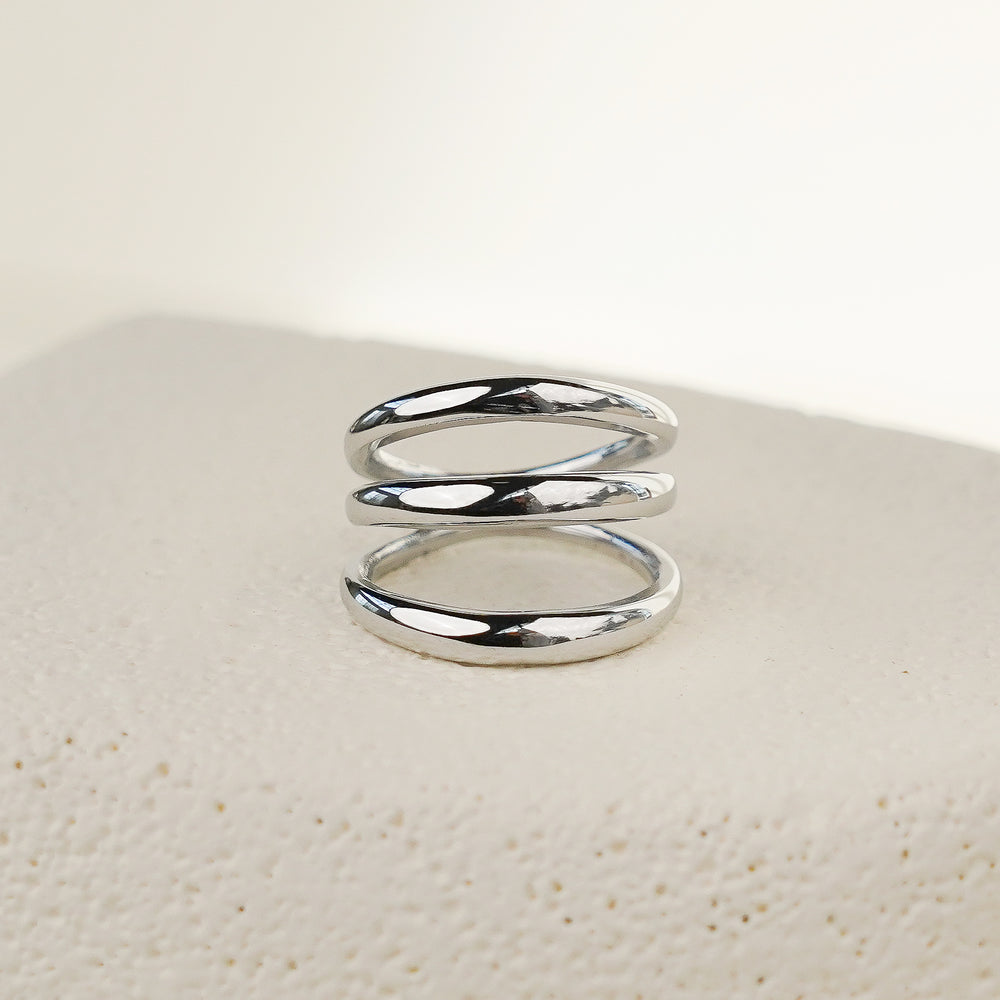 Thara Triple Ring - Silver