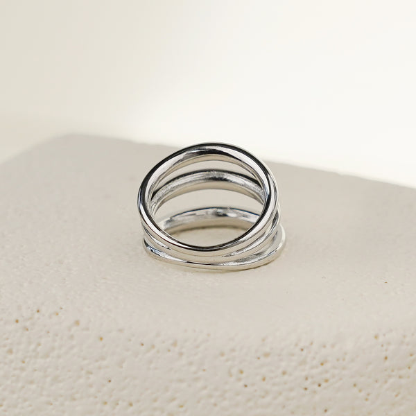 Thara Triple Ring - Silver