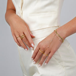 Luma Snake Chain Bracelet - Gold