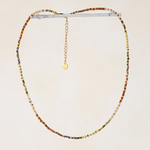 Seren Lapis, Agate, Amethyst, Hematites Necklace
