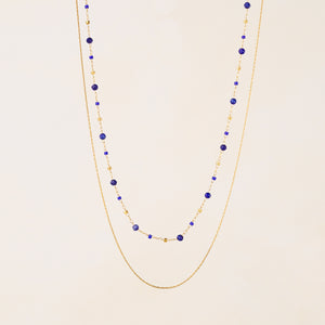 Lapis Lazuli Double Strand Necklace