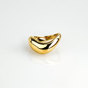 Bold Curve Ring - Gold