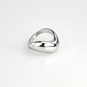 Bold Curve Ring - Silver