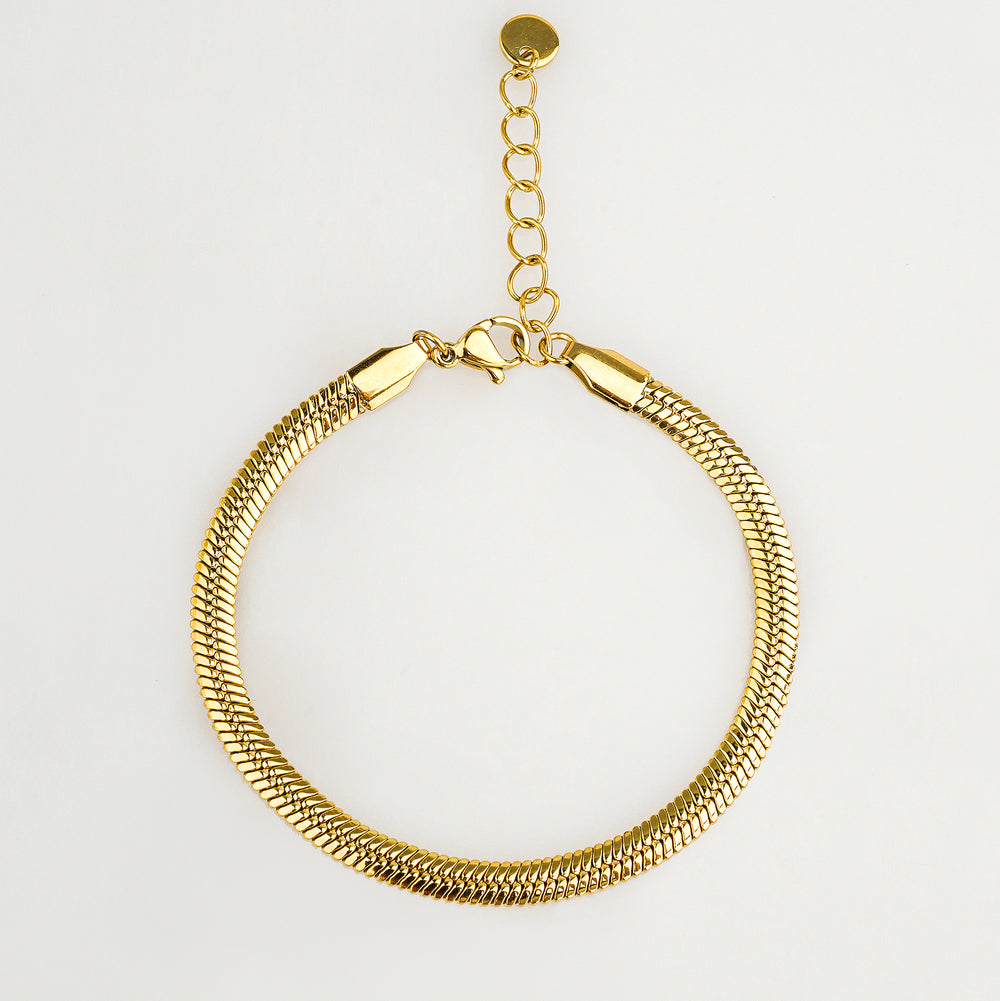 Luma Snake Chain Bracelet - Gold