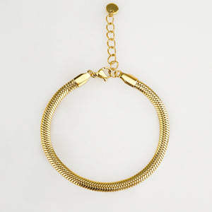 Luma Snake Chain Bracelet - Gold