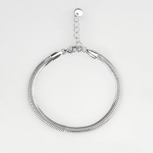 Luma Snake Chain Bracelet - Silver