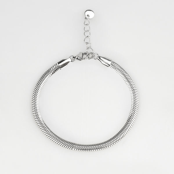 Luma Snake Chain Bracelet - Silver