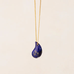 Vira Lapis Lazuli Large Tear Drop Necklace