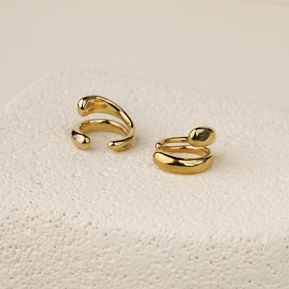 Winna Small Ear Cuff - Gold
