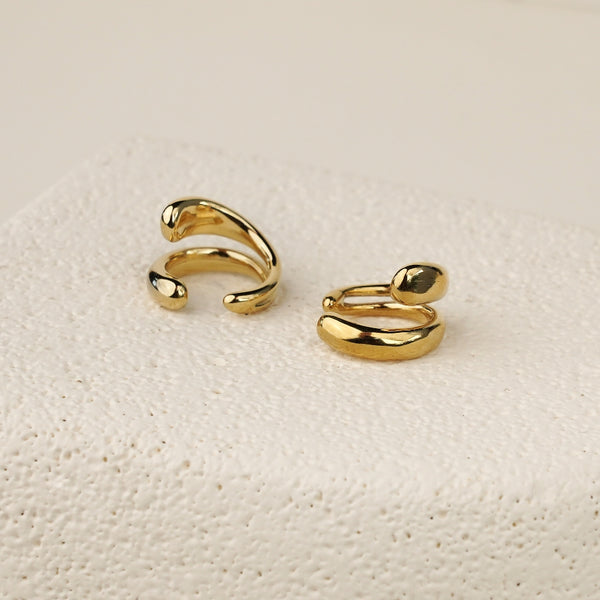 Winna Small Ear Cuff - Gold