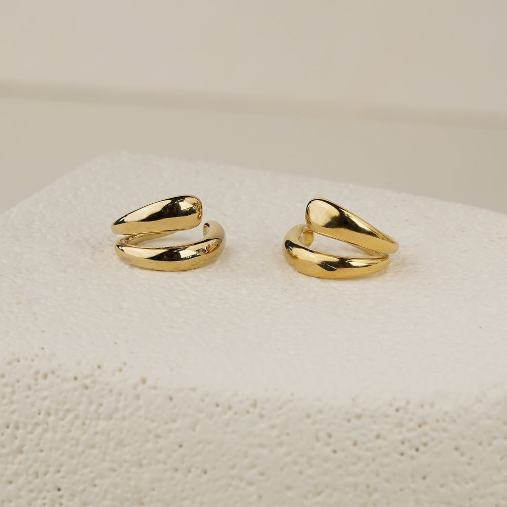 Winna Small Ear Cuff - Gold