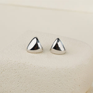 Triangle Bold Earring - Silver