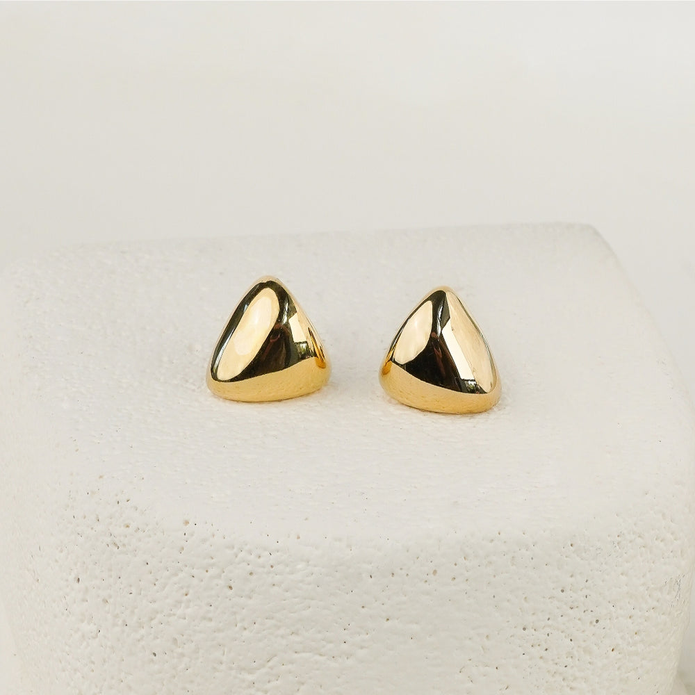 Triangle Bold Earring - Gold